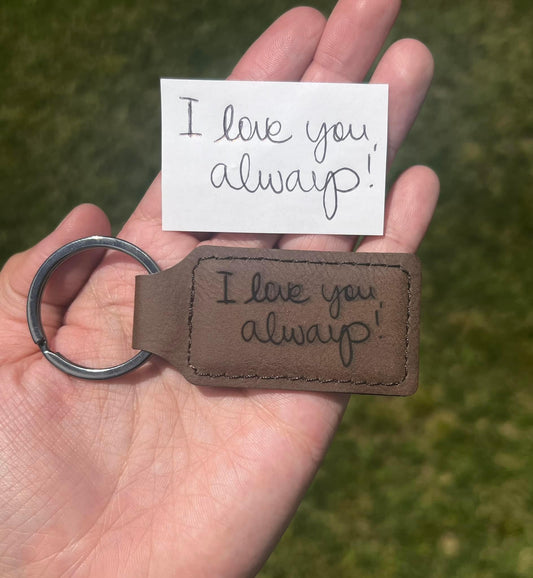 Handwriting Keychain