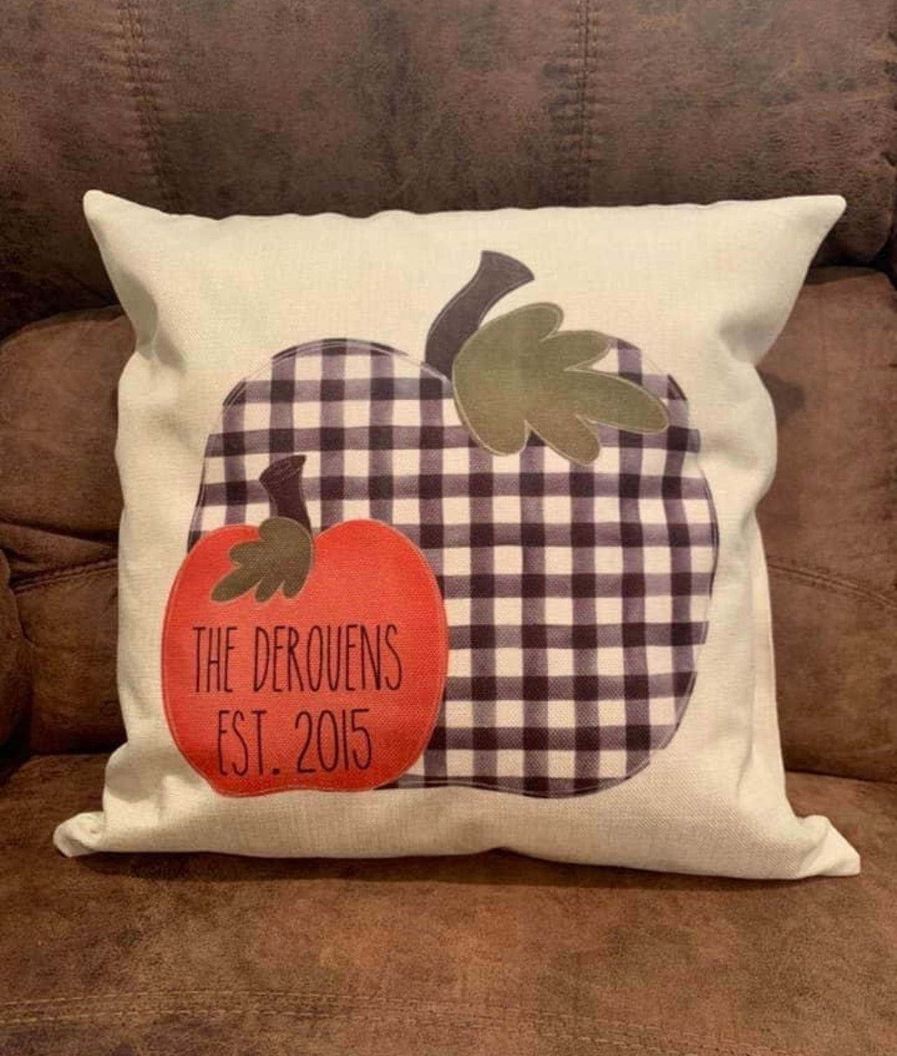 Fall Family Name Pillow Covers