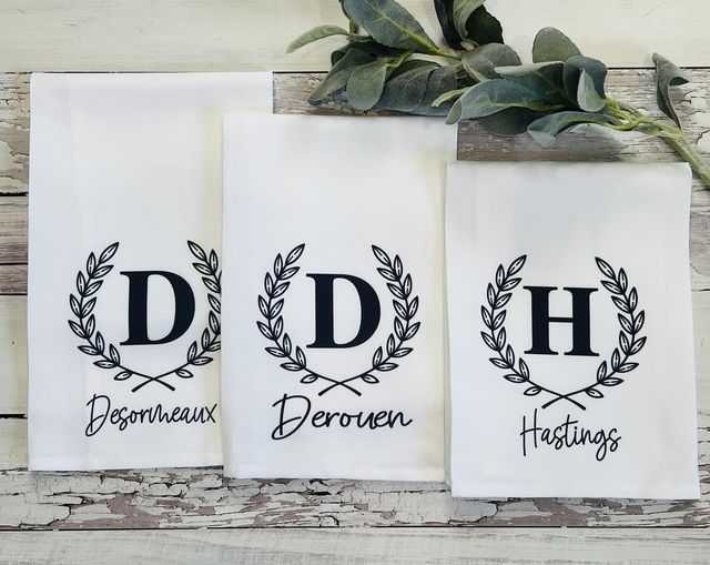 Family Name Kitchen Towels