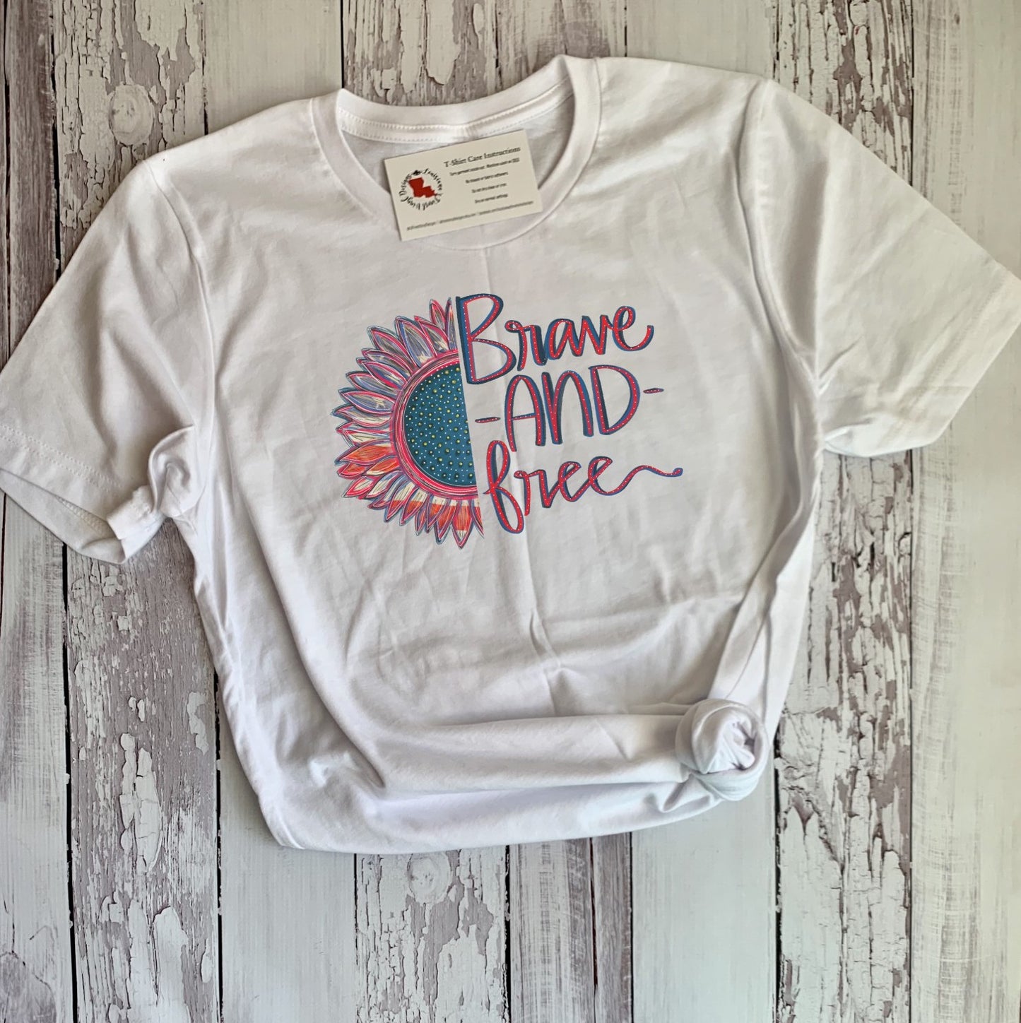 Brave and Free Tee